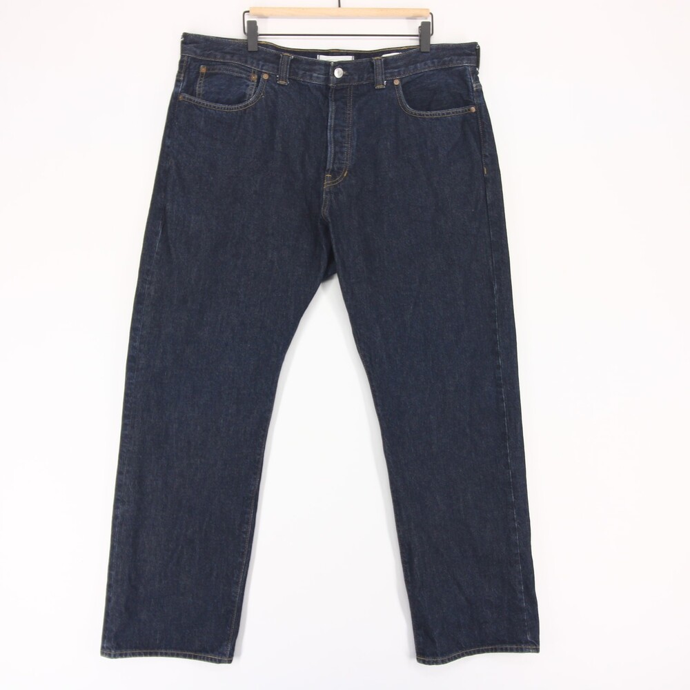 Madewell 1991 Jeans Mens 40x32 Blue Japanese Kaihara Denim Straight Button Fly